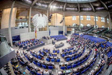 Plenum des Deutschen Bundestags