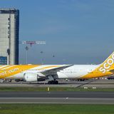 Jet von Scoot in Singapur