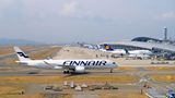 Airbus A350 von Finnair auf Rollbahn