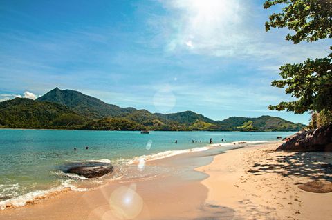 Ein Strand auf der Ilha do Pelado
