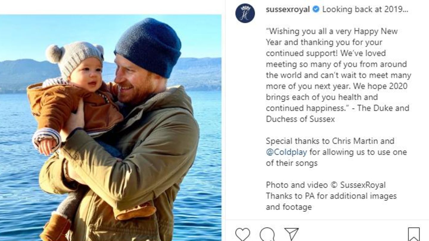 Harry und Meghan mit Baby Archie