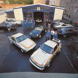 Rainer Buchmann (vorne Mitte) hatte eine verschworene Gemeinschaft um sich versammelt