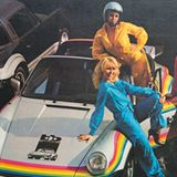 Die Regenbogen-Porsches wurden ansprechend in Szene gesetzt