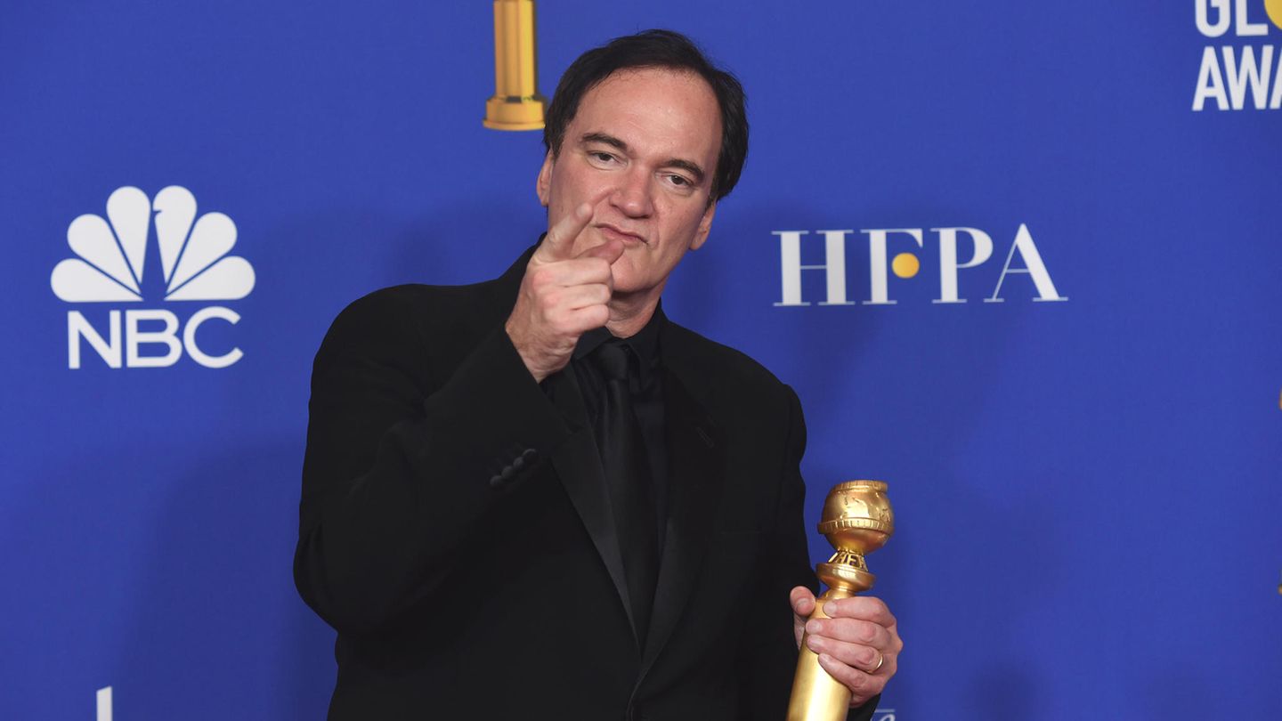 Quentin Tarantino bei der Verleihung der 77. Golden Globe Awards