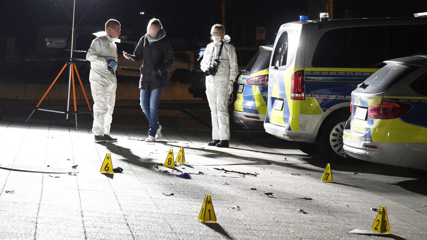 Polizei am Tatort in Gelsenkirchen