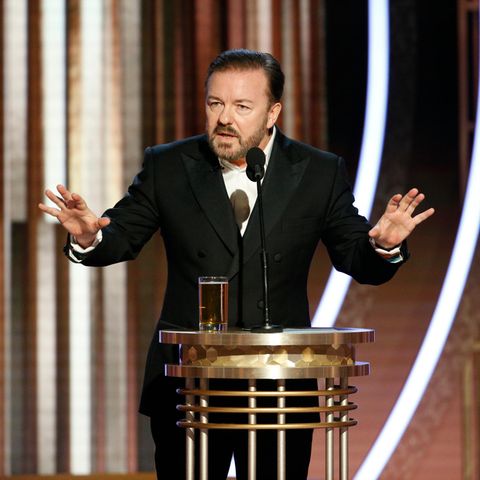 Ricky Gervais bei den Golden Globes