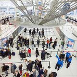 Warteschlangen am John F. Kennedy Airport