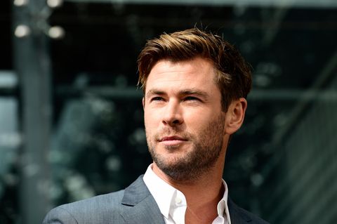 Chris Hemsworth, australischer Schauspieler, nimmt an einer Pressekonferenz teil