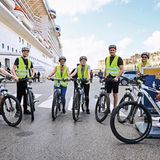 Ein geführte Tour auf dem Rad