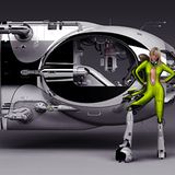 Nicht nur das, Simon hielt sogar die Historie des fiktiven Herstellers, Cosmic Motors beheimatet in der Galaxion Galaxie, inklusive der minutiösen Lebensgeschichte des Gründer-Bruderpaars Osni und Fritz Redooa fest - bis hin zum tragischem Tod der Brüder bei einem Rennunfall mit den - trefflichst benannten - "Sexy Magrela Race Ships".