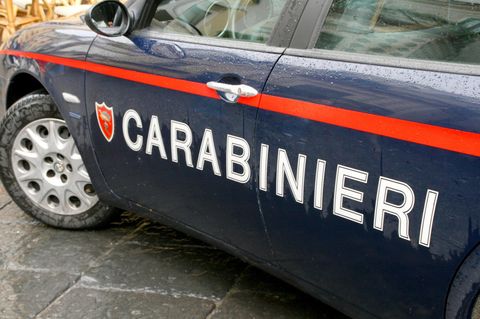 Ein italienisches Polizeiauto (Symbolbild)