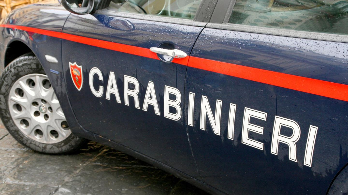 Ein italienisches Polizeiauto (Symbolbild)