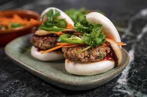 Bei der CES bekamen die Besucher unter anderem asiatische Bao-Sandwiches mit dem veganen Schweinefleisch serviert