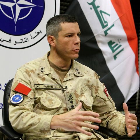 Der Kanadier Dany Fortin ist der Kommandeur der Nato-Mission im Irak