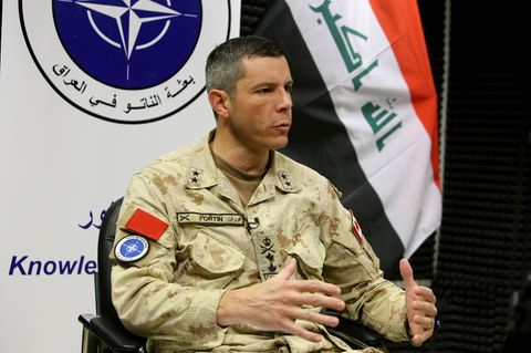 Der Kanadier Dany Fortin ist der Kommandeur der Nato-Mission im Irak