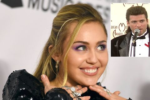 Neue Frisur: Miley Cyrus trägt jetzt Vokuhila – wie einst ihr Vater
