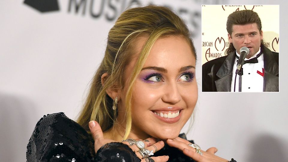 Neue Frisur: Miley Cyrus trägt jetzt Vokuhila – wie einst ihr Vater