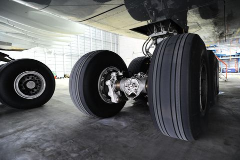 Fahrwerk eines Flugzeugs