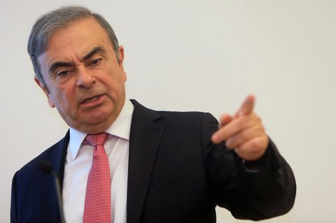 "Ich wollte Gerechtigkeit": Carlos Ghosn während seines Auftritts in Beirut