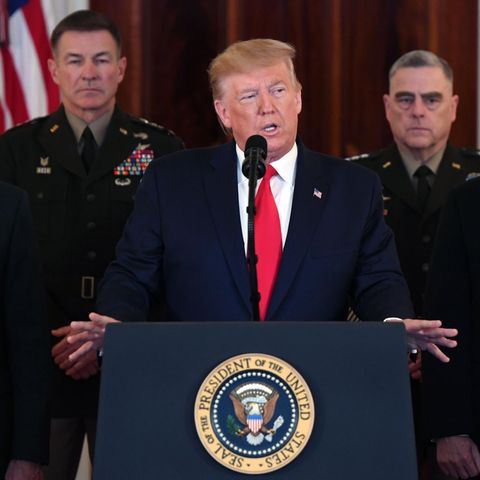 Donald Trump äußert sich zu den iranischen Raketenangriffen auf US-Stützpunkte im Irak