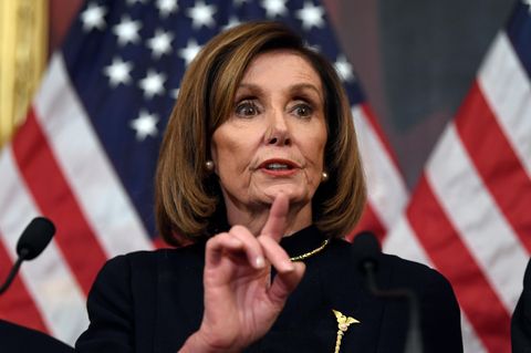 Die demokratische Vorsitzende der Kongresskammer Nancy Pelosi.