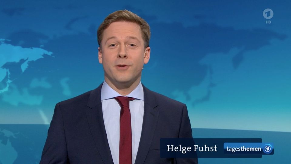 Tagesthemen: Moderator Helge Fuhst