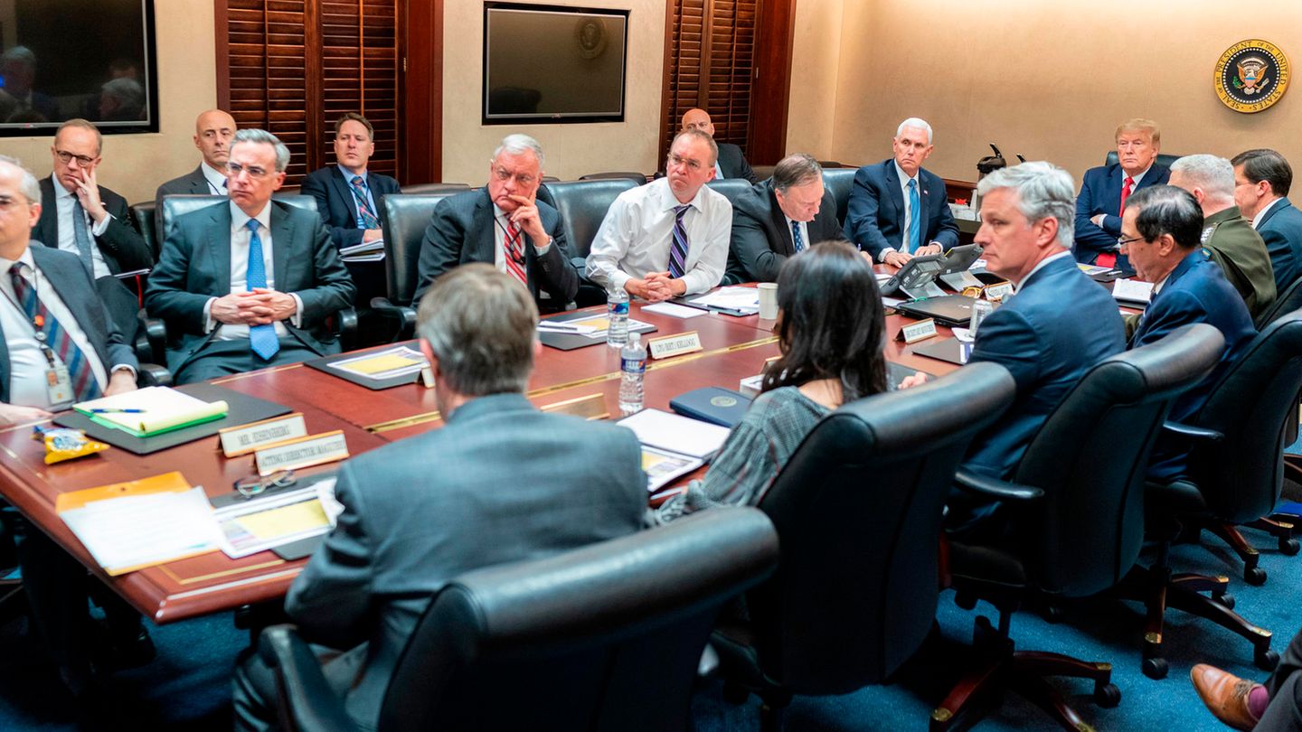 Donald Trump Iran Situation Room