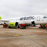 Bombardier CS 300 von Air Baltic