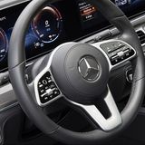 Das Lenkrad scheint auf den ersten Blick mit Knöpfen überladen