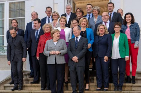 Die Mitglieder der Bundesregierung