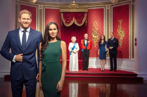Wachsfiguren von Prinz Harry und Meghan