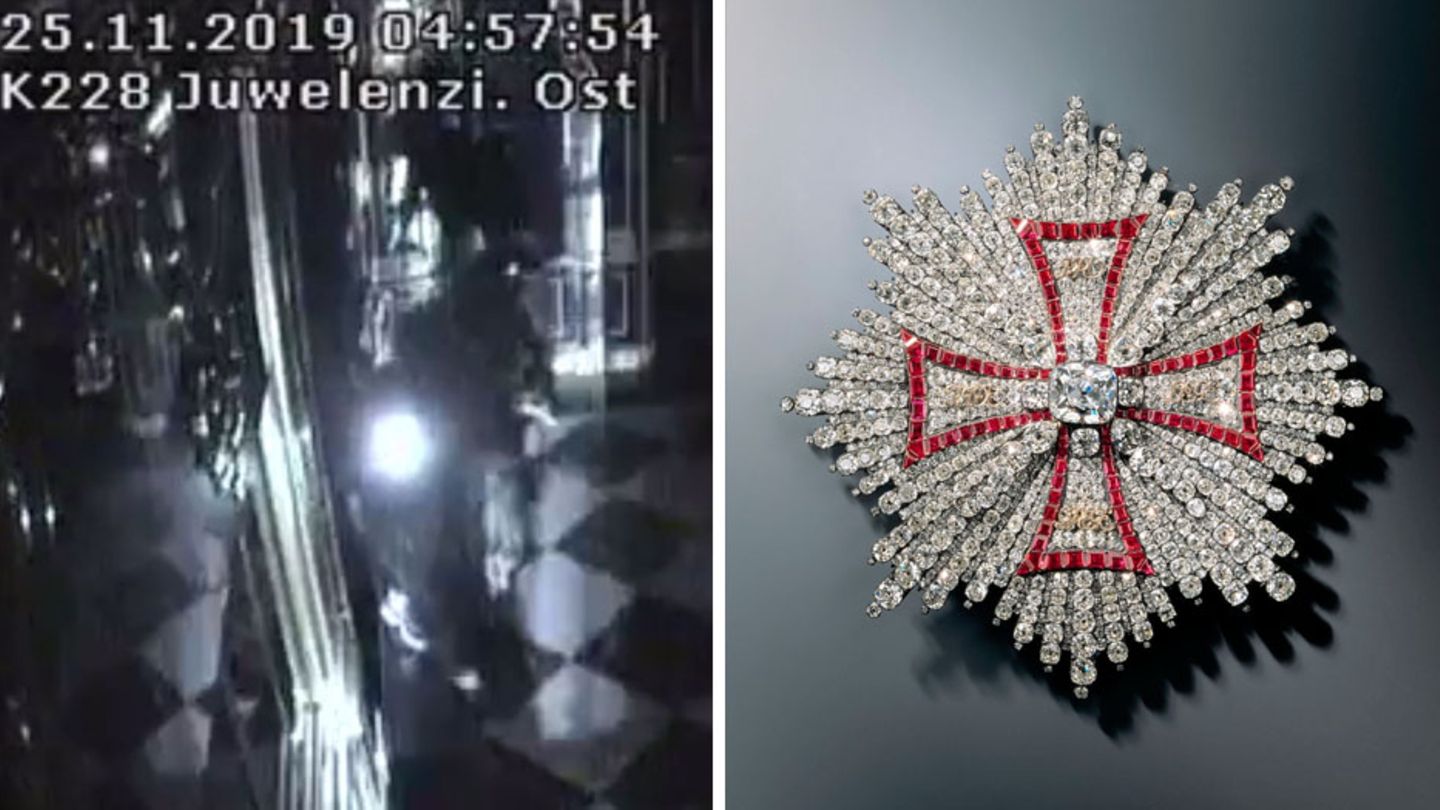 Einbrecher im grünen Gewölbe Dresden; Bruststern des Polnischen Weißen Adler-Ordens