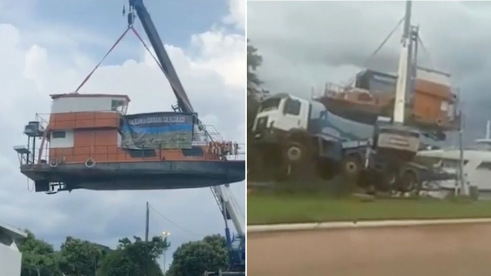 Brasilien: Kran-Manöver geht nach hinten los Brasilien: Kran-Manöver geht nach hinten los