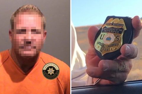 Mann in den USA gibt sich als Polizist aus.