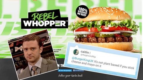 Burger King wegen vermeintlich veganem Burger in der Kritik
