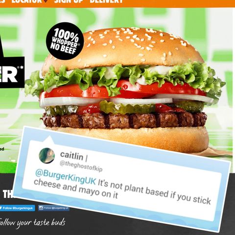 Burger King wegen vermeintlich veganem Burger in der Kritik