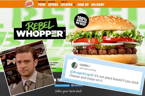 Burger King wegen vermeintlich veganem Burger in der Kritik