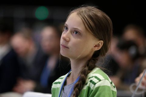Greta Thunberg appelliert an Siemens