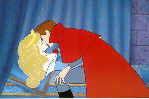 Szene aus dem Disney-Filmklassiker "Dornröschen"