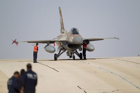 F-16 der israelischen Streitkräfte.