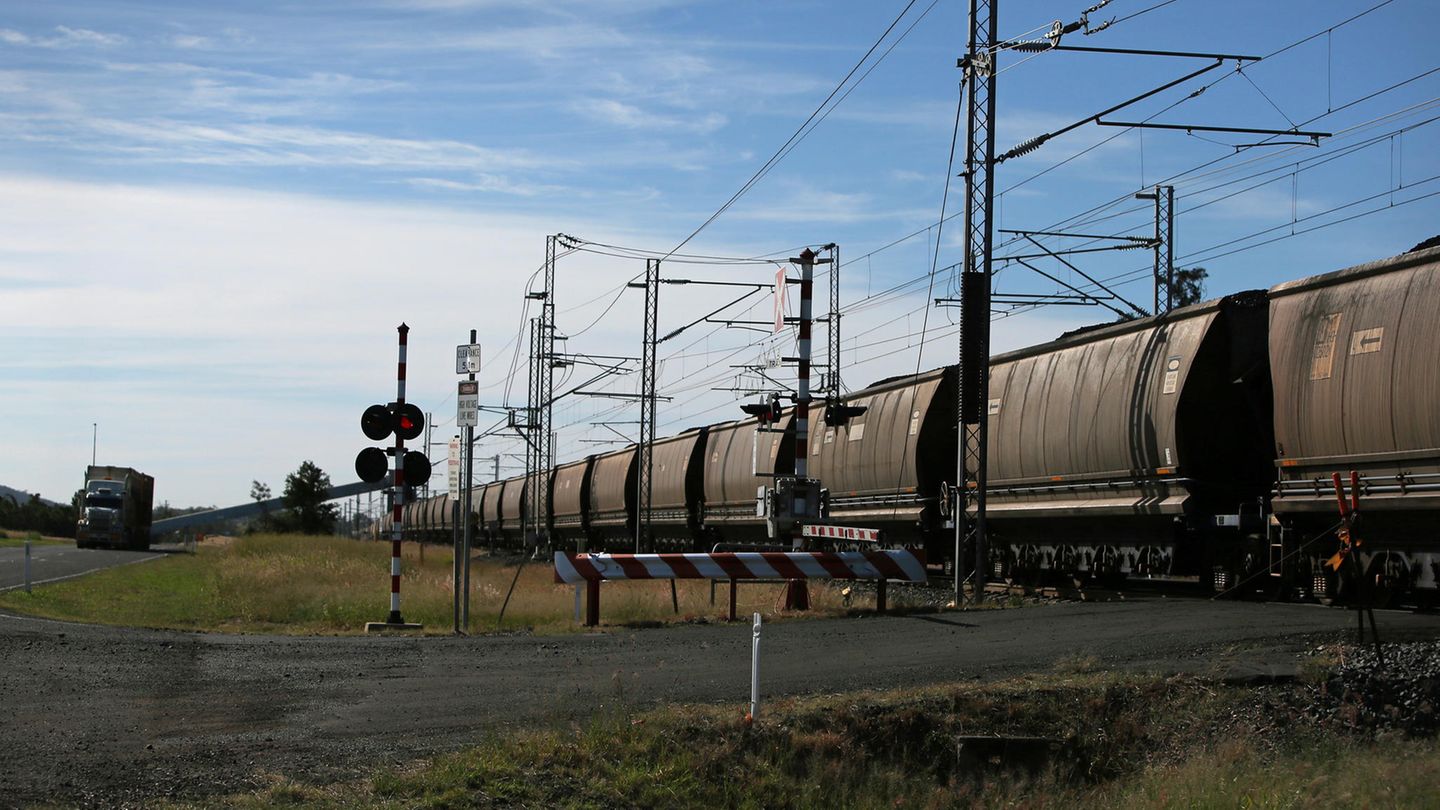 Kohle Zug Australien