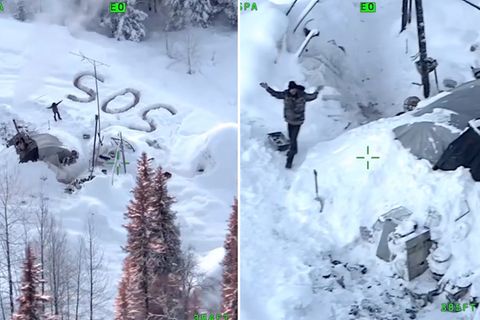 Tyson Steele überlebt 23 Tagen in Alaska, nachdem sein Haus niederbrennt.