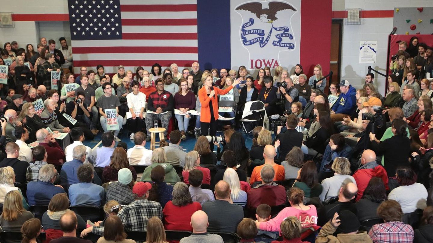 Iowa Wahlkampf Elizabeth Warren