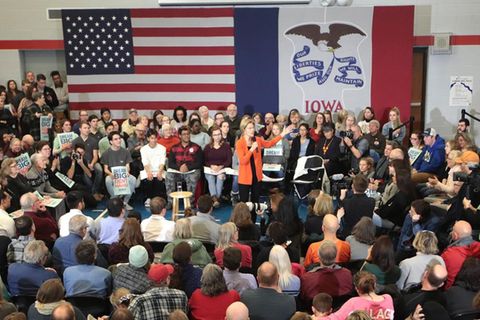 Iowa Wahlkampf Elizabeth Warren