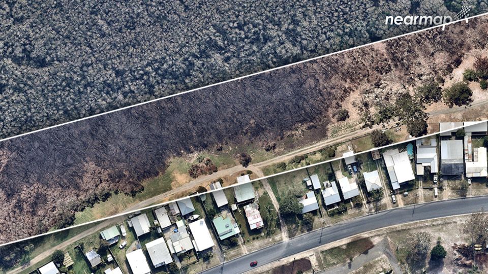 Vorher-Nachher-Bilder: Australien, ein verbranntes Land: Luftbilder zeigen die Zerstörungen durch die Buschfeuer Vorher-Nachher-Bilder: Australien, ein verbranntes Land: Luftbilder zeigen die Zerstörungen durch die Buschfeuer