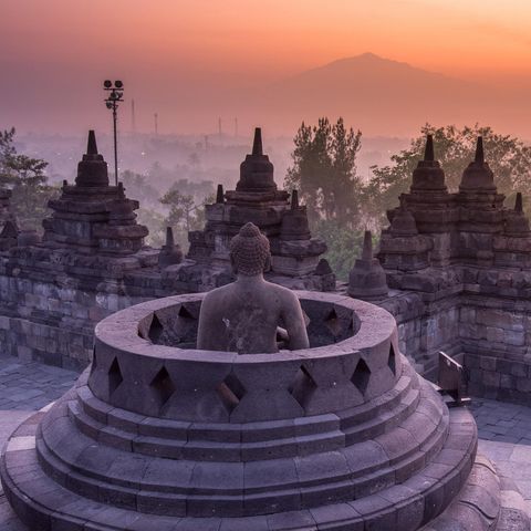 Borobudur, Java, Indonesien