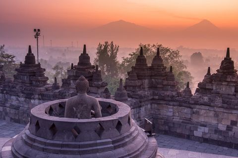 Borobudur, Java, Indonesien
