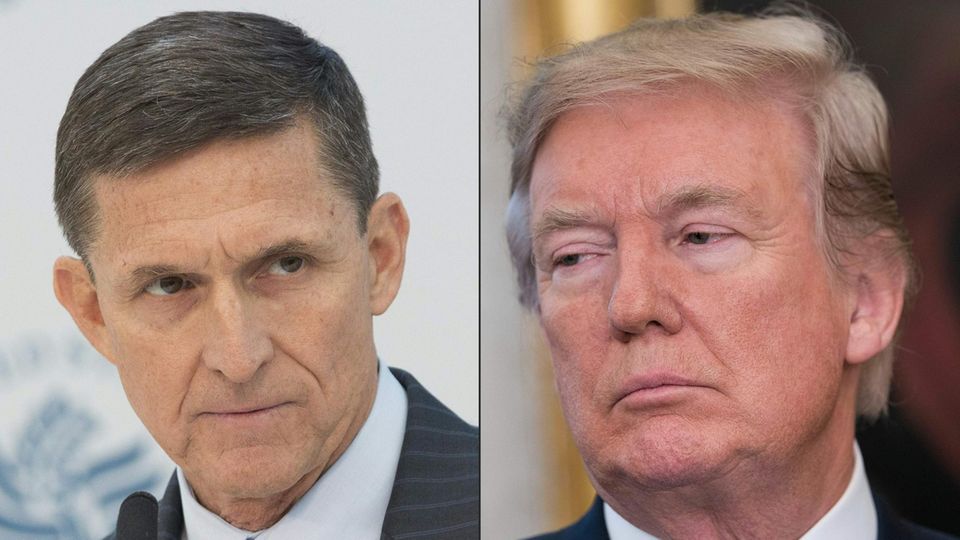 Michael Flynn (l.) und Donald Trump