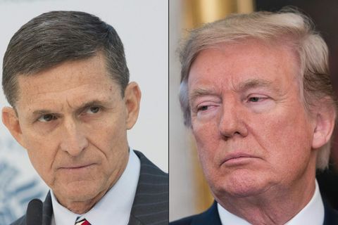 Michael Flynn (l.) und Donald Trump