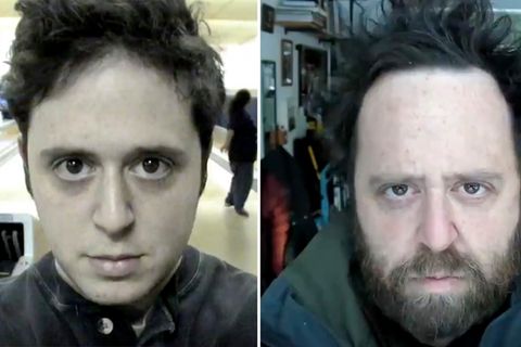 Fotograf Noah Kalina: Vergleichsbild früher heute